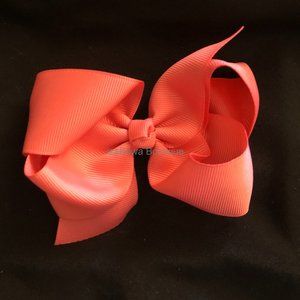 Passion Fruit 4" Boutique Bow  4B2342   Handmade NWT Boutique